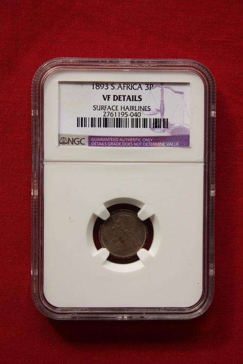 NGC 1893 3p VF details surface hairlines