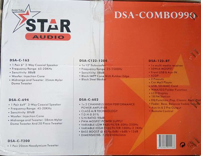 Digital Star Audio Car System