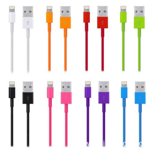 iPhone 5 & iPad Mini Lightning to USB Sync Charge Cable 1M 10 Different Colors