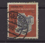 GERMANY 1953 Int PHILATELIC EXHIBITION FRANKFURT 20pf+3pf