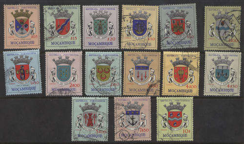 MOZAMBIQUE  1961 ARMS GOOD SELECTION
