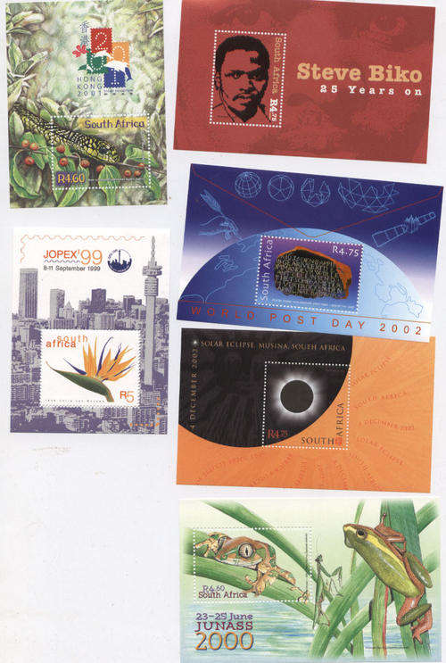 RSA SELECTION 6 MINIATURE SHEETS see scan