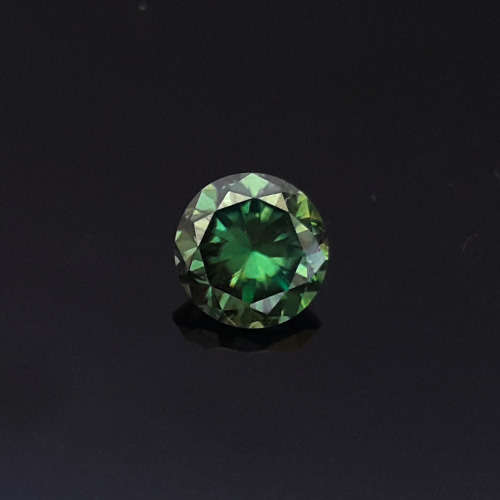 0.73ct Green Moissanite