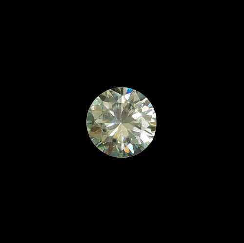 0.91ct Light Green Moissanite