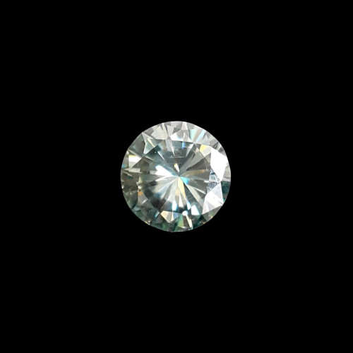 1.241ct Greenish Blue Moissanite