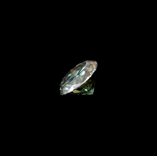1.523ct Bluish Green Moissanite