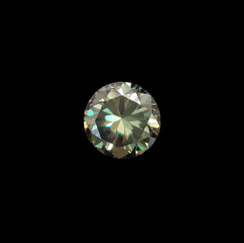 1.422ct Bluish Green Moissanite