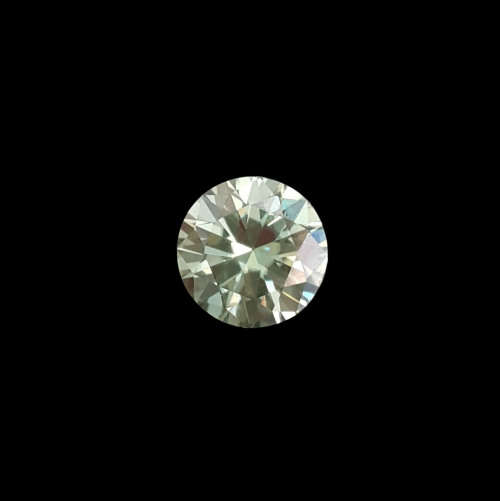 1.211ct Bluish Green Moissanite