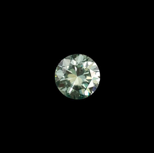 1.204ct Bluish Green Moissanite