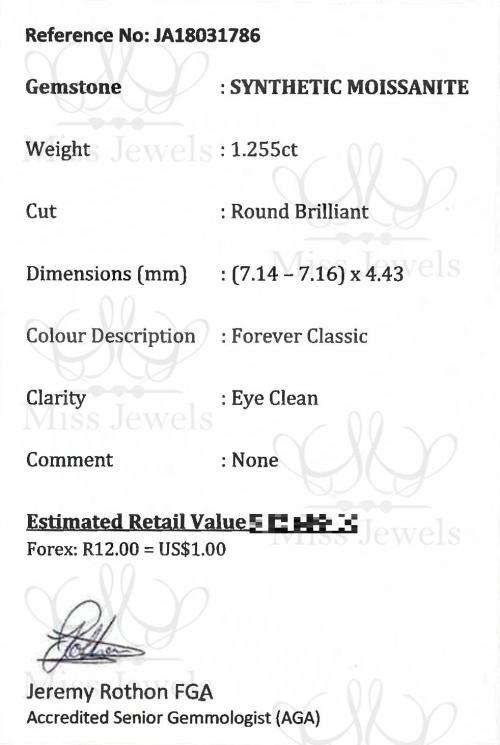 1.255ct Forever Classic Moissanite