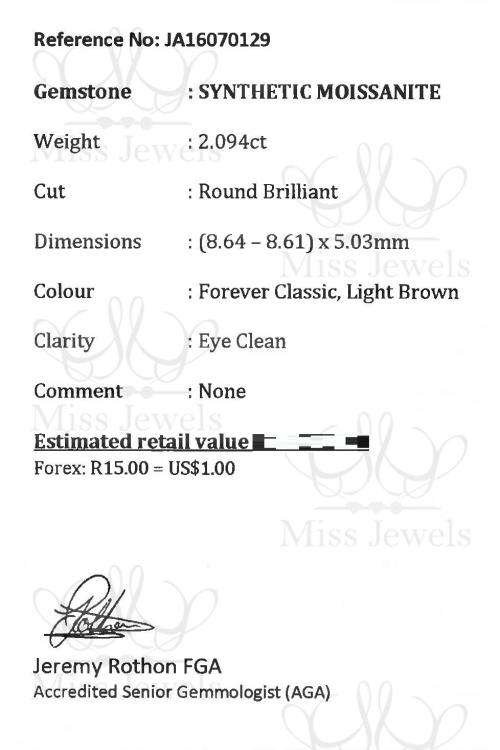 2.094ct Forever Classic Moissanite