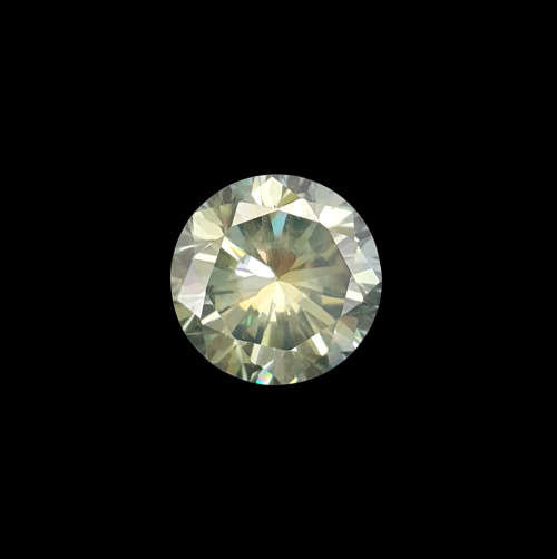 2.594ct Greenish Blue Moissanite Stone