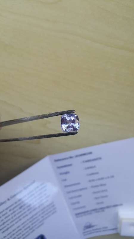 3.846ct Cushion Cut Genuine Tanzanite
