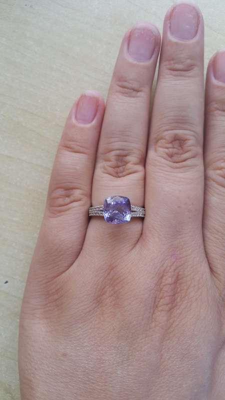3.846ct Cushion Cut Genuine Tanzanite