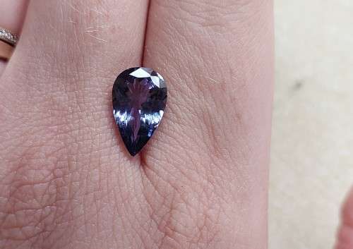 4.057ct Pear Cut Genuine Tanzanite