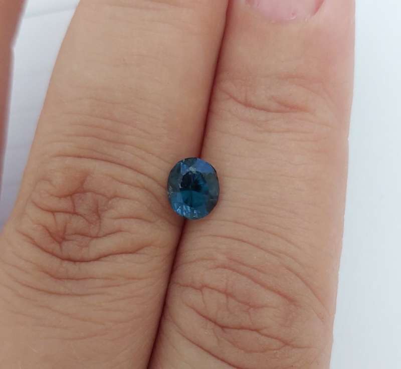 0.98ct London Blue Oval Tourmaline