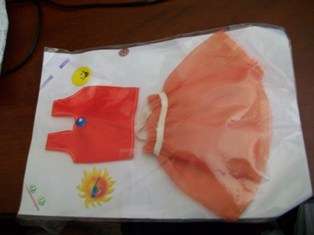 Barbie CLOTHES SET - RED TOP WITH NET SKIRT