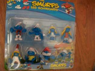 SMURF SET OF 8