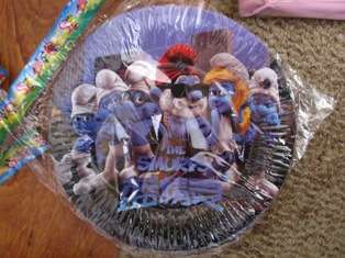 SMURFS KIDS PARTY PLATES (10 BIG)