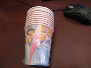 princess PARTY CUPS / GLASSES (10)