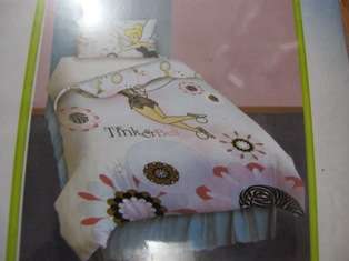 TINKERBELL - DOUBLE DUVET SET - DUVET COVER + 2 PILLOW CASE