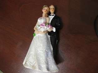 Wedding cake topper +-11.5cm