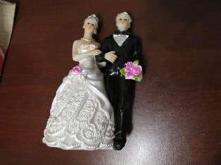 Wedding cake topper +-11.5cm