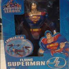 Flying Superman +-22cm - he really fly - box a bit damaged but toy brand new