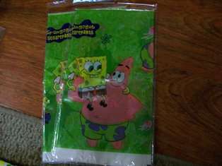 KIDS PARTY - spongebob - TABLECLOTH 132X220CM