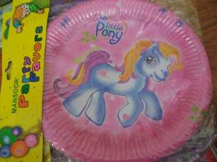 MY LITTLE PONY - BIG PAPER PLATES (10)