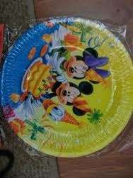 mickey / minnie mouse kids PARTY BIG PAPER PLATES(10)