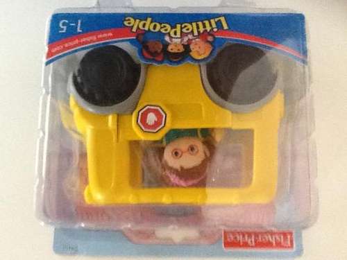 Fisher price little people , girl in car
