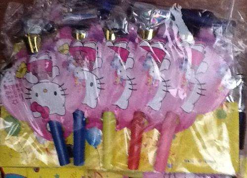 Hello kitty blow outs kids PARTY blow outs (5 per pack)