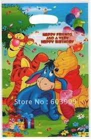 Winnie the pooh kids PARTY loot bags / party packs (10)