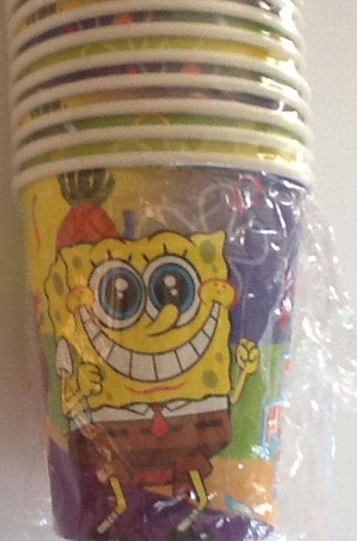 Spongebob squarepants KIDS PARTY cups (10)