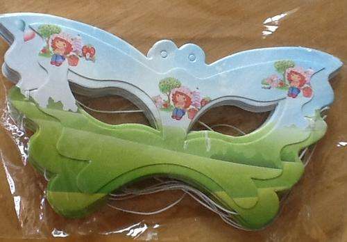 KIDS PARTY strawberry shortcake masks (10 per pack)