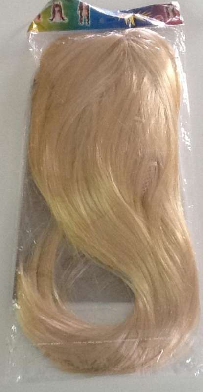 Blonde wig long hair. - tangled dress up