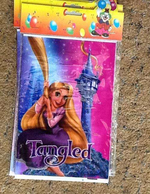 Tangled rapunzel PARTY PACKS / LOOT BAGS (10)