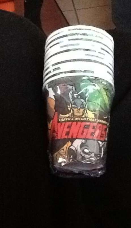 Avengers super heroes kids party PAPER Cups (10)