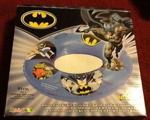 Batman jumbo swim ring tube 91cm with handles