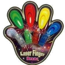 Laser finger beams - great party favor