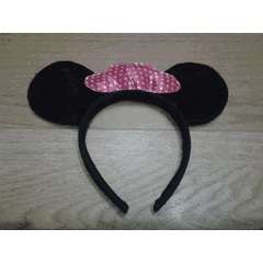 minnie mouse ears - ellisband, pink bow -was R14