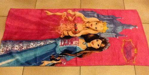 Barbie princess and pauper TOWEL +-150X80CM
