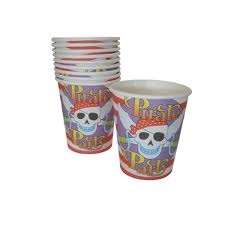pirate PARTY CUPS / GLASSES (10)