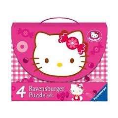 Hello kitty ravensburger set of 4 puzzles in case