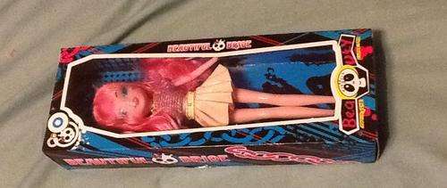 Monster high monster girl bride doll