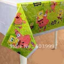 KIDS PARTY - spongebob - TABLECLOTH 132X220CM