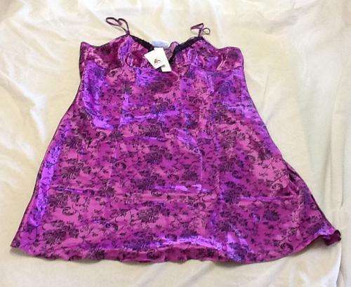 Silk ladies pajamas XL - ackermans - magenta purple