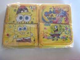Spongebob WALLET great party favor - various sent - 1 for price