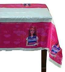 barbie kids party TABLE COVER PLASTIC 132x220cm